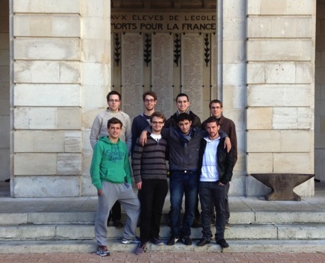 Les étudiants en PT à Roosevelt intègrent l’école des Arts et Métiers ParisTech (ENSAM) à Châlons en 2012.