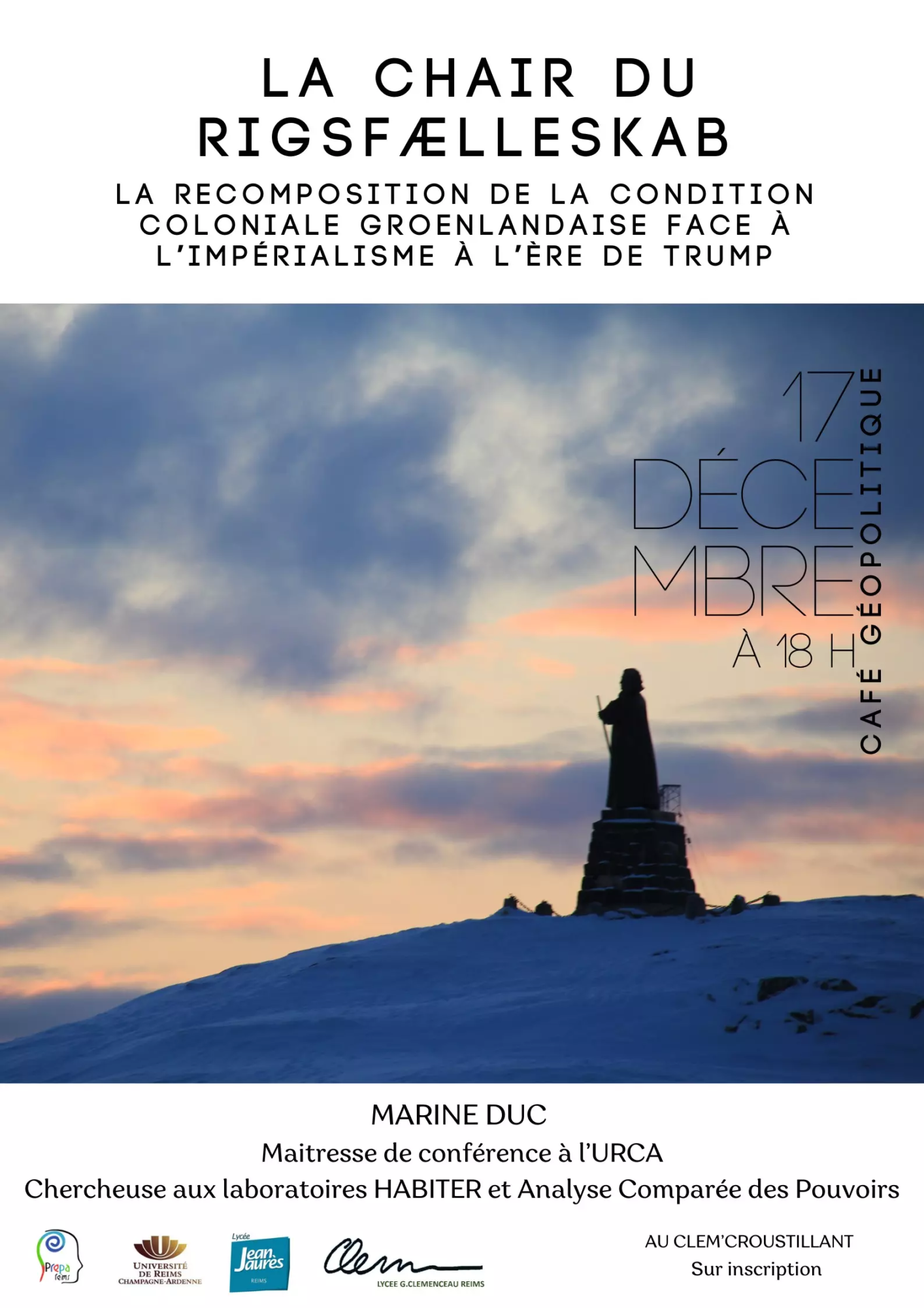 Affiche Café géo Groenland 17 12 25